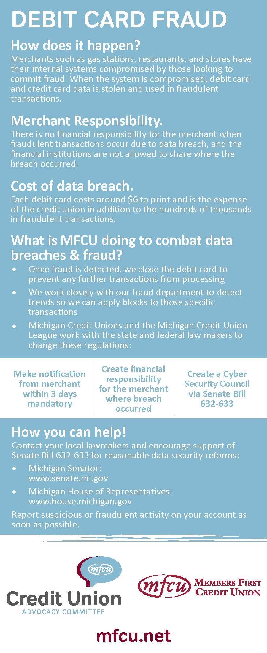 Debit Card Fraud - Members First Credit Union