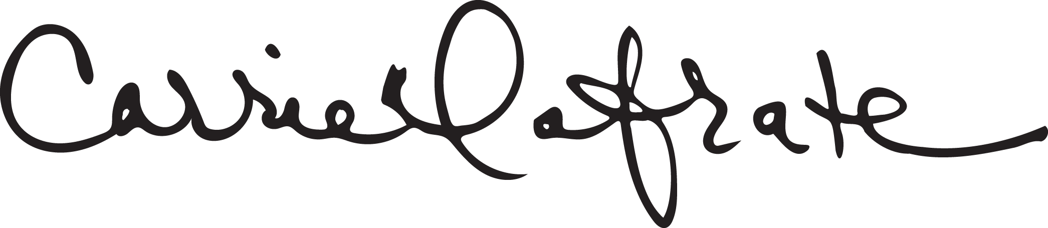 Carrie Iafrate Signature