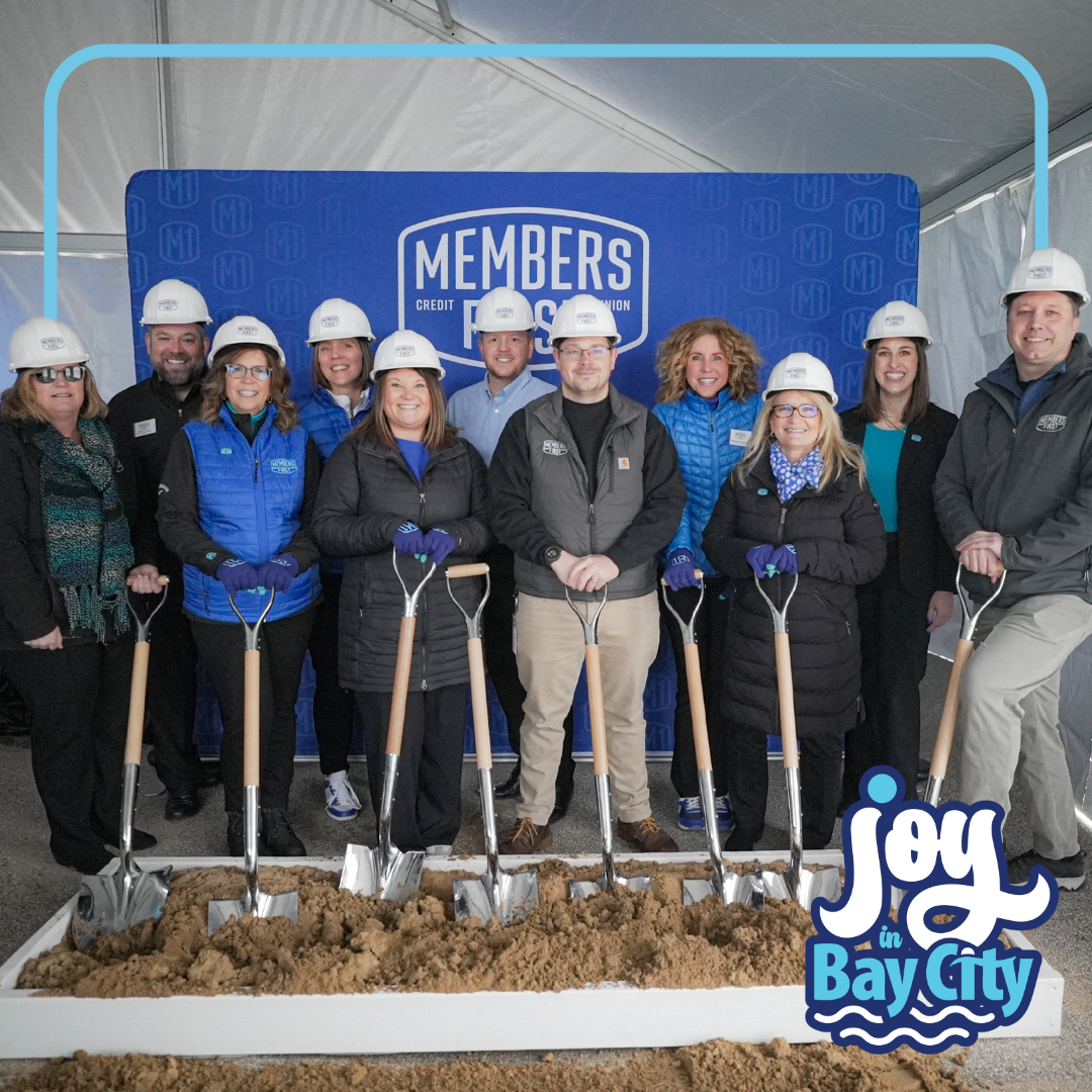 M1 Team members break ground in Bay City.